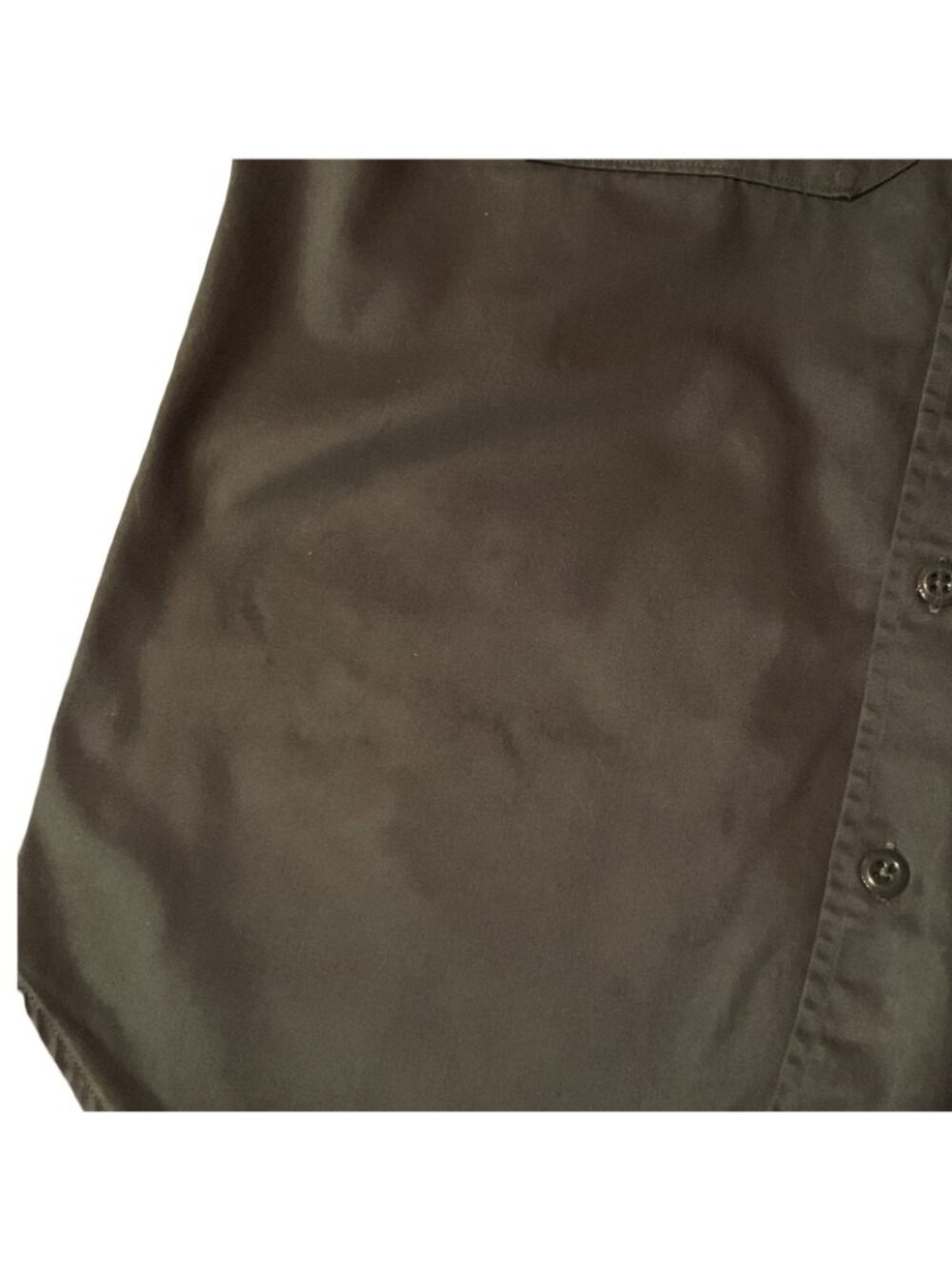 Todd Snyder + Albiate Utility Shirt SS Men's M Olive Green Made in Portugal RARE - Picture 8 of 8